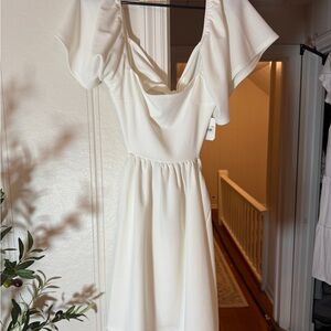 Elegant White Dress NWT